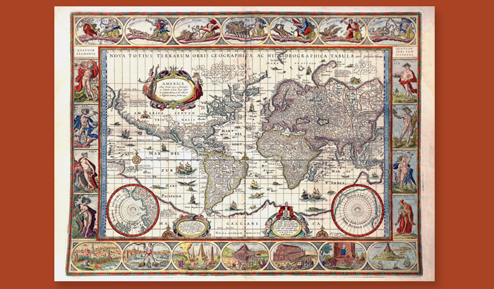 ancient world map