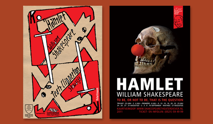 2 vintage shakespeare posters