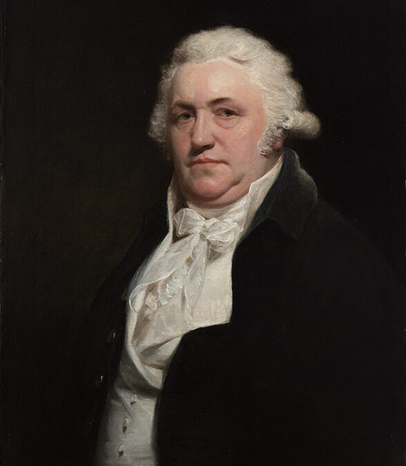 William Beechey (English, 1753–1839), Portrait of Sir Thomas Littledale of Rotterdam (1744–1809), before 1797, oil on canvas, 30 ¼ x 25 in., University Fund purchase, 67.10.1.