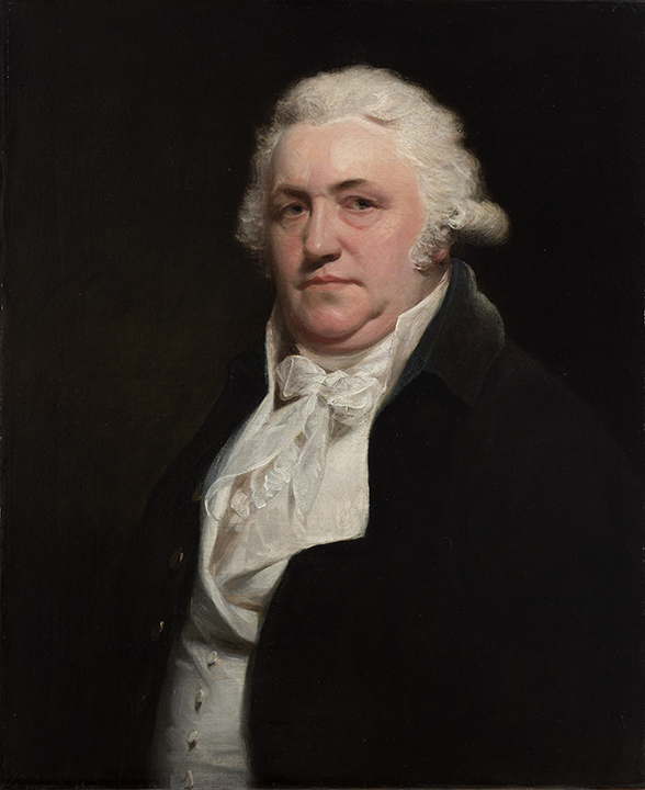 William Beechey (English, 1753–1839), Portrait of Sir Thomas Littledale of Rotterdam (1744–1809), before 1797, oil on canvas, 30 ¼ x 25 in., University Fund purchase, 67.10.1.